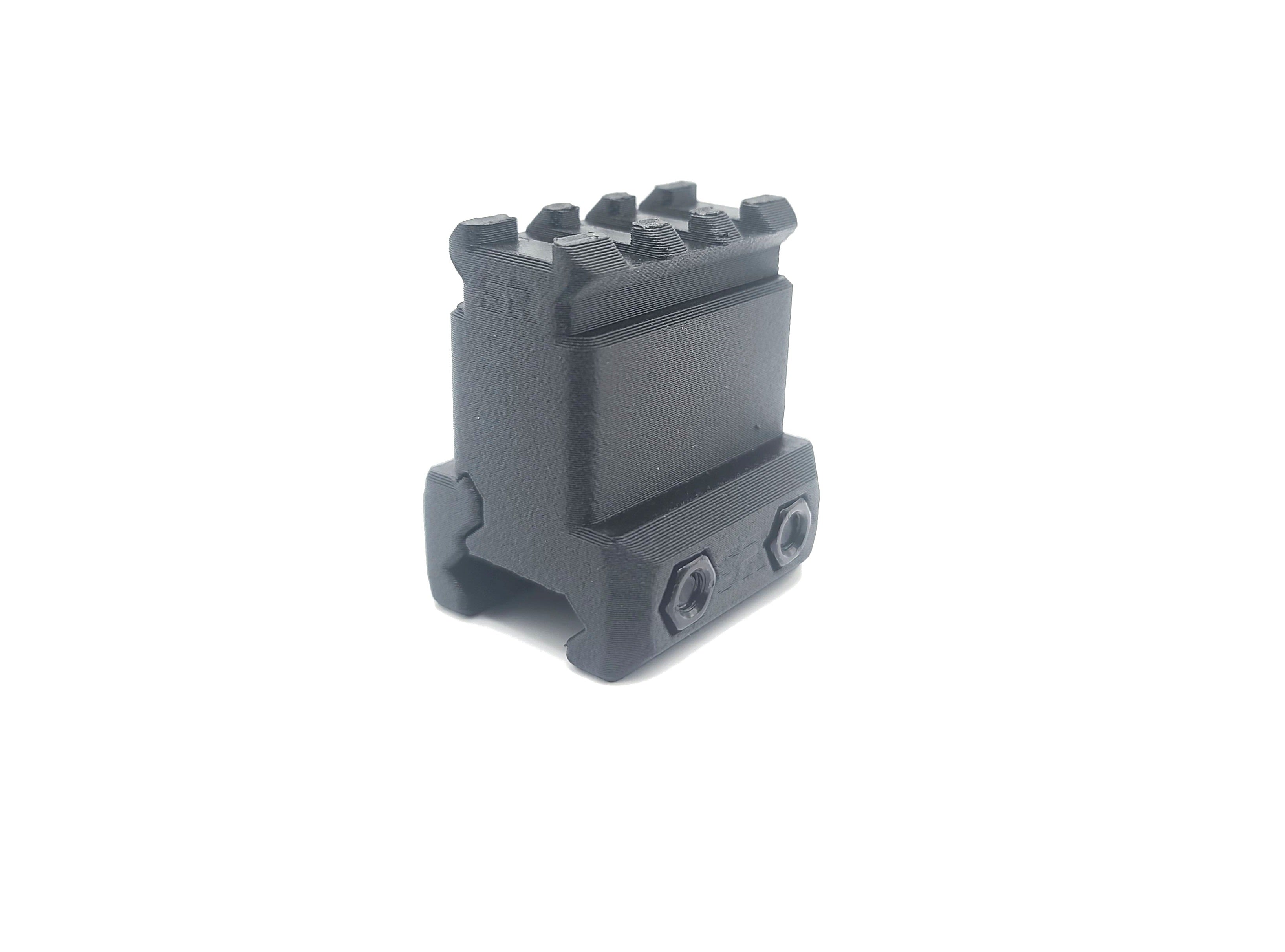 Picatinny Riser Mount – 1.5" Height, 3 Slots