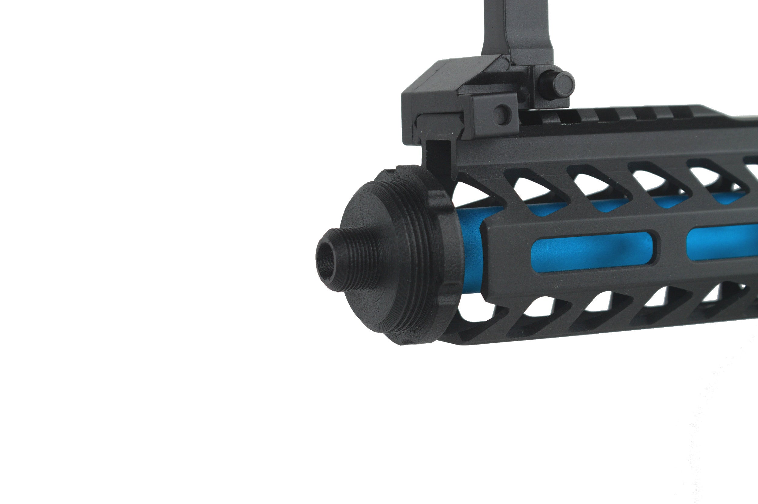MJM-2 Grooved Gen2 • Tracer Ready Airsoft Mock Suppressor 14mm CCW