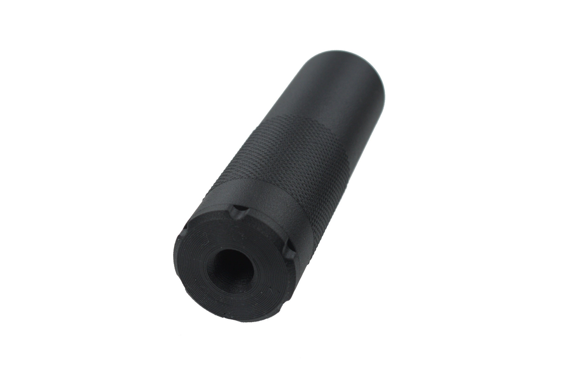 MJM-15 Knurled Gen2 • Tracer Ready Airsoft Mock Suppressor 14mm CCW