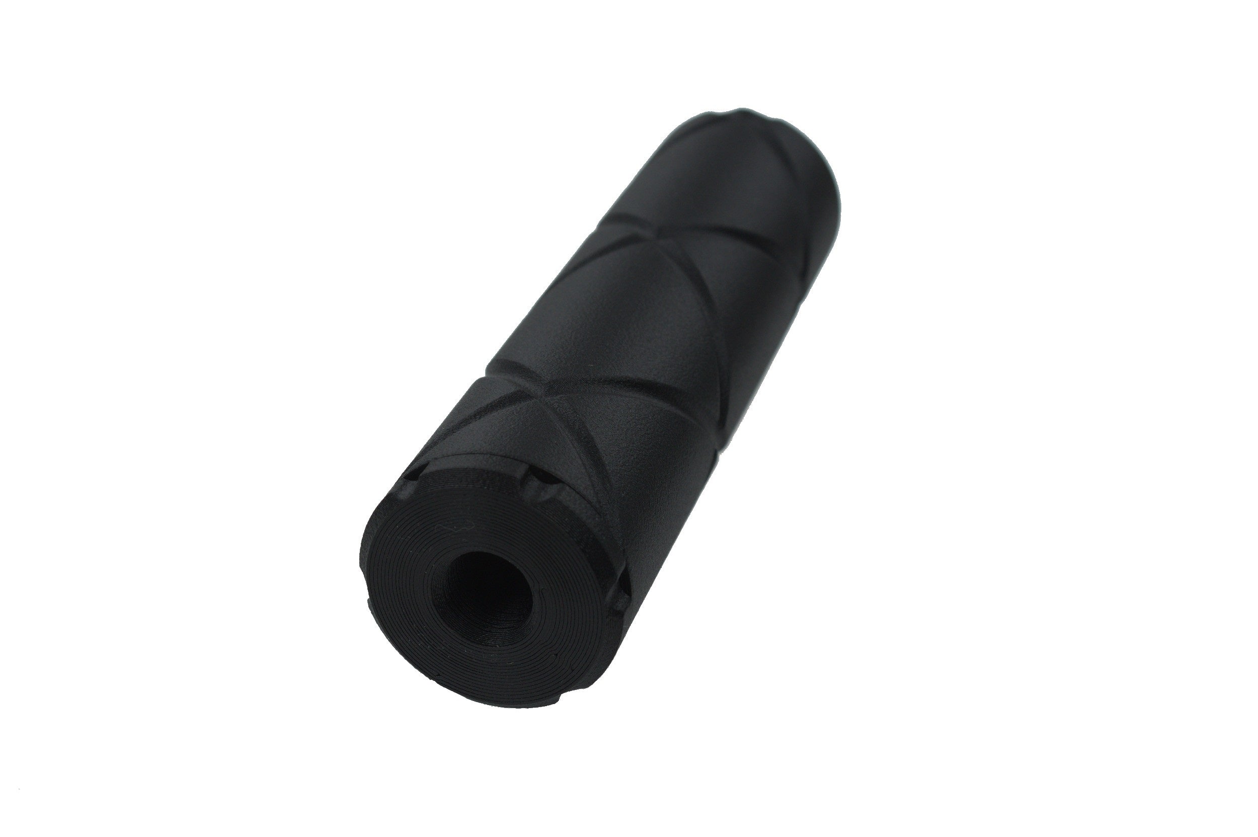 MJM-2 Grooved Gen2 • Tracer Ready Airsoft Mock Suppressor 14mm CCW