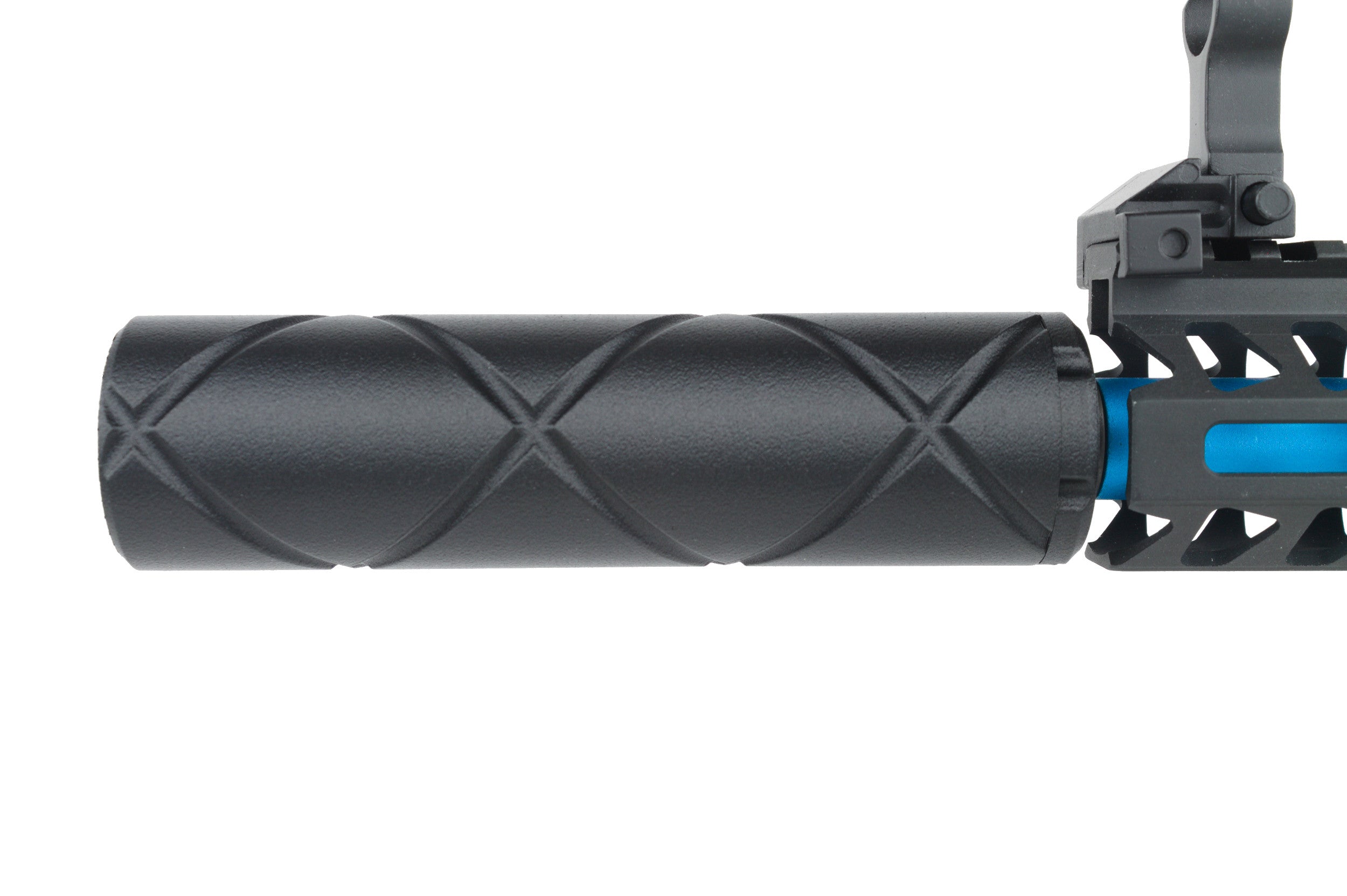 MJM-2 Grooved Gen2 • Tracer Ready Airsoft Mock Suppressor 14mm CCW