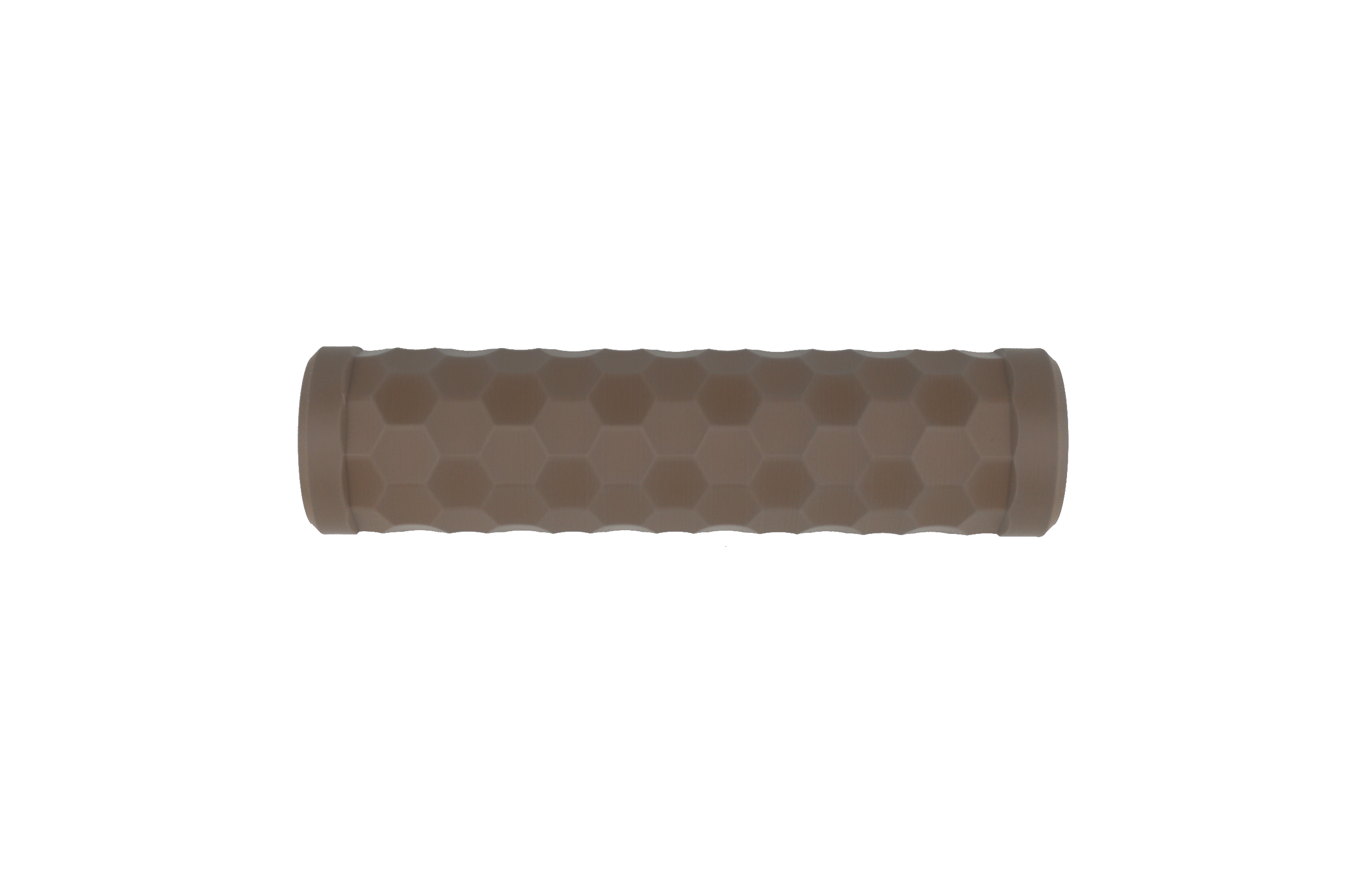 MJM-3 Hexagon (Slim fit 30mm OD) Airsoft Mock Suppressor 14mm CCW FDE (Flat Dark Earth)