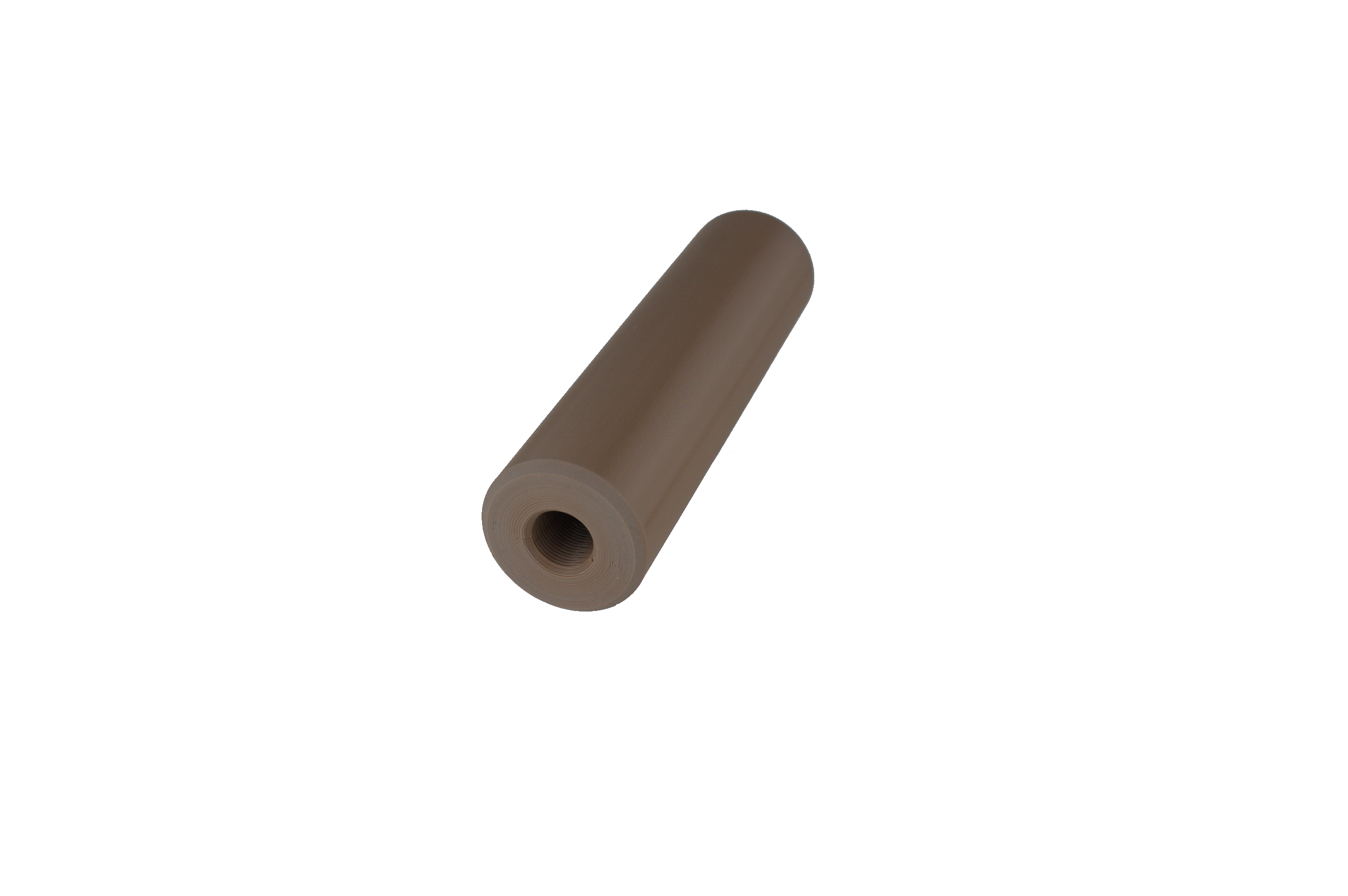 MJM-6 Classic Airsoft Mock Suppressor 14mm CCW FDE (Flat Dark Earth)